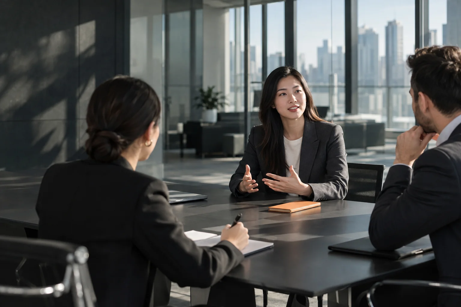 面试表达情境示意